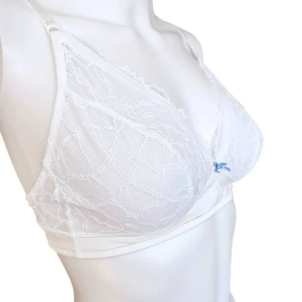 coquette lace bow bralette